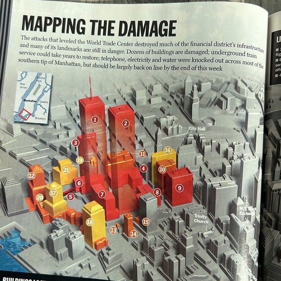 Time Magazine special Issue September 11th Attack World Trade Center One Nation - Picture 8 of 9